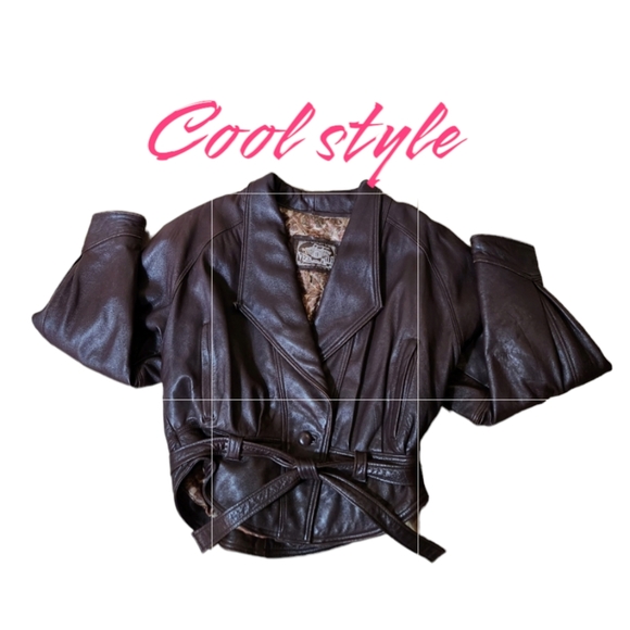 VERA PELLE SZ.L ITALIAN LEATHER JACKET AWESOME STYLE - Picture 1 of 5